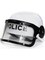 Child's White Police Helmet With Eye Shield Costume Accessory